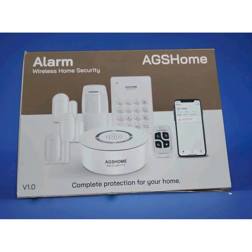 NEW AGSHome Alarm System‎ Motion Sensor Door/Window Alarms for Home Security 7pc